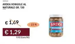 Prezzemolo e Vitale Ardea vongole al naturale offerta