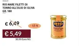 Prezzemolo e Vitale Rio mare filetti di tonno all'olio di oliva offerta