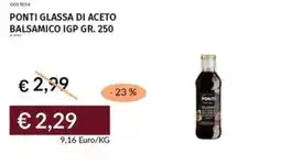 Prezzemolo e Vitale Ponti glassa di aceto balsamico igp offerta