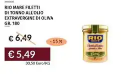 Prezzemolo e Vitale Rio mare filetti di tonno all'olio extravergine di oliva offerta