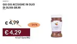 Prezzemolo e Vitale Giu giu acciughe in olio di oliva offerta