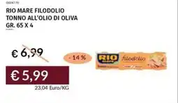Prezzemolo e Vitale Rio mare filodolio tonno all'olio di oliva offerta