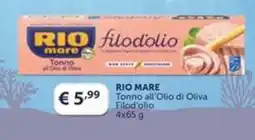 Prezzemolo e Vitale RIO MARE Tonno all'Olio di Oliva Filo d'olio offerta