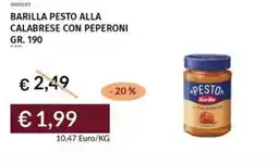 Prezzemolo e Vitale Barilla pesto alla calabrese con peperoni offerta