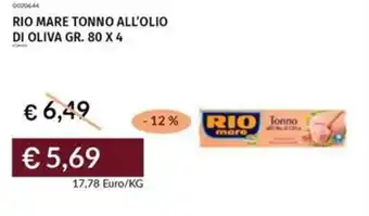 Prezzemolo e Vitale Rio mare tonno all'olio di oliva offerta