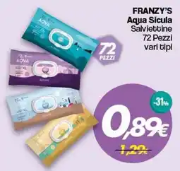 Franzy's FRANZY'S Aqua Sicula Salviettine offerta