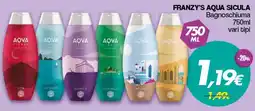 Franzy's Franzy's aqua sicula bagnoschiuma offerta