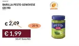 Prezzemolo e Vitale Barilla pesto genovese offerta