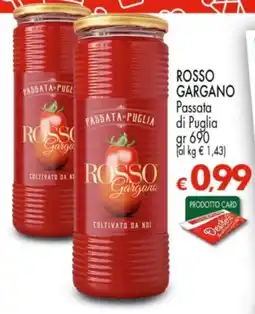 Despar ROSSO GARGANO Passata di Puglia offerta