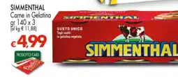 Despar SIMMENTHAL Carne in Gelatina offerta