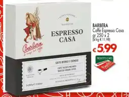Despar BARBERA Caffè Espresso Casa offerta