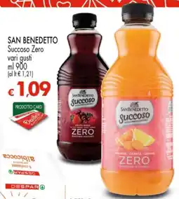 Despar SAN BENEDETTO Succoso Zero offerta