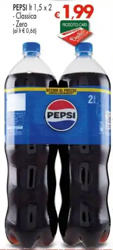 Despar PEPSI Classica, Zero offerta