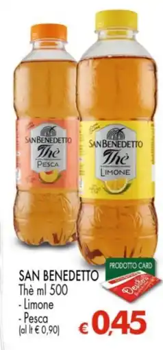 Despar SAN BENEDETTO Thè Limone, Pesca offerta