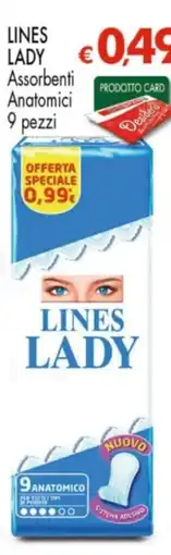 Despar LINES LADY Assorbenti Anatomici offerta