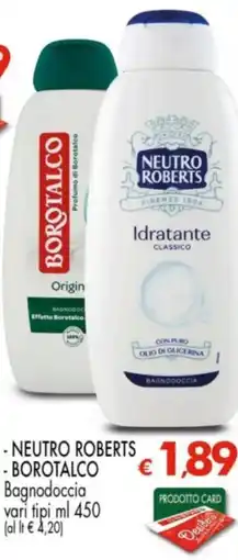Despar NEUTRO ROBERTS, BOROTALCO Bagnodoccia offerta