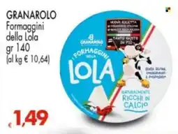 Despar GRANAROLO Formaggini della Lola offerta