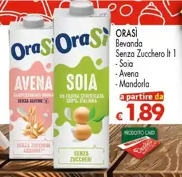 Despar ORASÌ Bevanda Senza Zucchero offerta