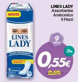 Franzy's LINES LADY LINES LADY Assorbente Anatomico offerta