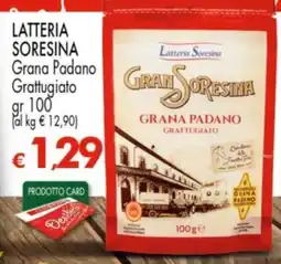 Despar LATTERIA SORESINA Grana Padano Grattugiato offerta