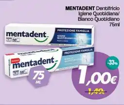 Franzy's MENTADENT Dentifricio Igiene Quotidiana/ Bianco Quotidiano offerta