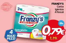 Franzy's FRANZY'S Carta Igienica 4 Rotoli offerta