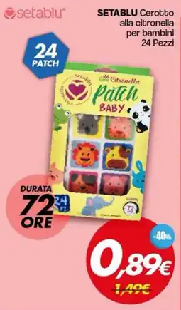 Franzy's SETABLU Cerotto alla citronella per bambini offerta