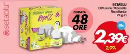 Franzy's SETABLU Diffusore Citronella Repellente Plug-in offerta