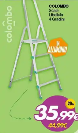 Franzy's COLOMBO Scala Libellula 4 Gradini offerta