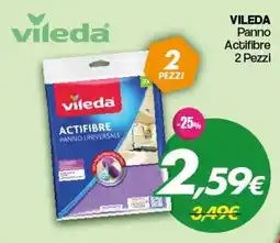 Franzy's VILEDA Panno Actifibre 2 Pezzi offerta
