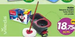 Franzy's VILEDA Sistema di pulizia Turbo Smart con pedale offerta