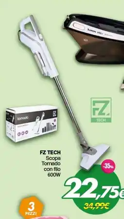 Franzy's FZ TECH Scopa Tornado con filo 600W offerta