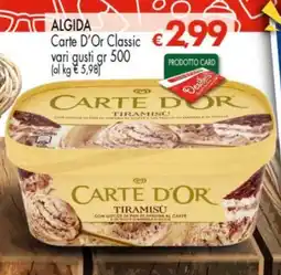 Despar ALGIDA Carte D'Or Classic offerta