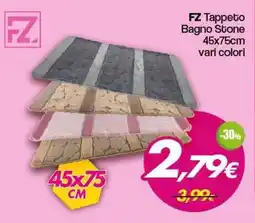 Franzy's FZ Tappeto Bagno Stone 45x75cm offerta