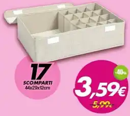 Franzy's Scomparti 44x29x12cm offerta