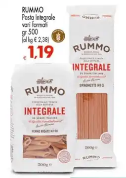 Despar RUMMO Pasta Integrale offerta