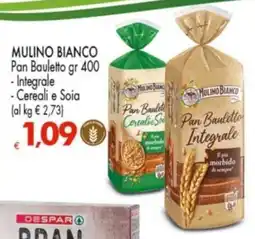 Despar MULINO BIANCO Pan Bauletto Integrale, Cereali e Soia offerta