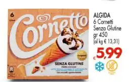 Despar ALGIDA 6 Cornetti Senza Glutine offerta