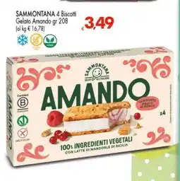 Despar SAMMONTANA 4 Biscotti Gelato Amando offerta