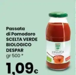 Despar Passata di pomodoro scelta verde biologico DESPAR offerta