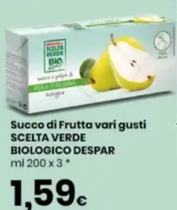 Despar Succo di frutta scelta verde biologico DESPAR offerta
