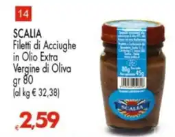Despar SCALIA Filetti di Acciughe in Olio Extra Vergine di Oliva offerta