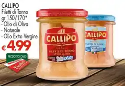 Despar CALLIPO Filetti di Tonno offerta