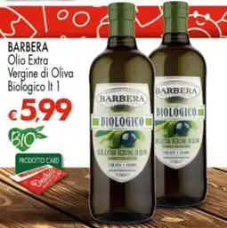 Despar BARBERA Olio Extra Vergine di Oliva Biologico offerta