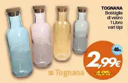 Franzy's TOGNANA Bottiglia di vetro offerta