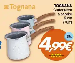 Franzy's TOGNANA Caffettiera a servire 9 cm offerta