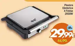 Franzy's Piastra Elettrica 4 Fette 2000W offerta