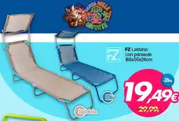 Franzy's FZ Lettino con parasole offerta