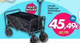 Franzy's Carrello Pieghevole Nero offerta