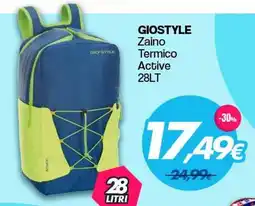 Franzy's GIOSTYLE Zaino Termico Active offerta